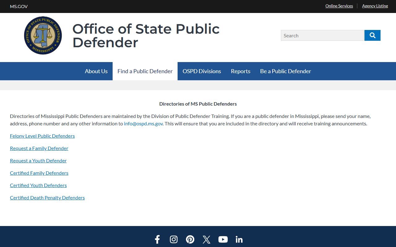 Public defender directory for Benton County arrest records and court charge cases